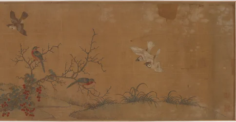 Kaniner, fåglar och blommor, 1600-talet.