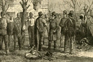 Radetsky efter segern vid Novara 1849, 1890.