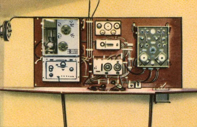 Radiorum ombord på Dornier flygbåt, 1920-talet, 1932.
