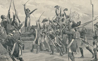 Rampons-soldater som tar eden att aldrig kapitulera, 1796, 1896