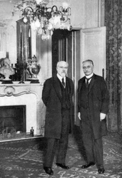Raymond Poincare, fransk politiker, 1920.