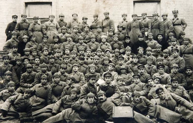 Röda arméns soldater från 99:e infanteridivisionen, USSR, 1928