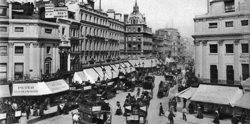 Regent Circus Oxford Circus, London, 1880-talet, 1926-1927