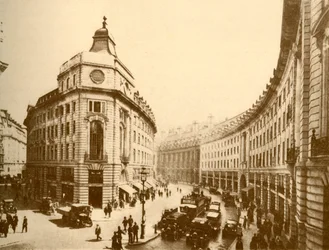 Regent Street ombyggd, c1930.