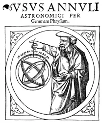Reiner Gemma Frisius, holländsk astronom, geograf, kartograf och matematiker, 1539