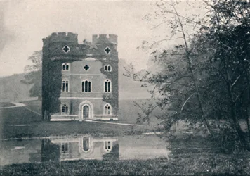 Rester av Wolseys Palace, Esher, 1903
