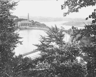 Reservoir, Eden Park, Cincinnati, Ohio, USA, c1900.