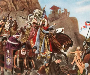 Henrik III:s återkomst från hans första resa till Rom, 1936.