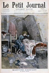 De blinda männens uppror på ett hospice, Frankrike, 1904