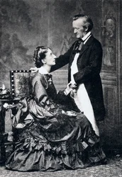 Richard och Cosima Wagner, sent 1800-tal