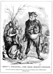 Rint v Potatoes - The Irish Jeremy Diddler, 1845