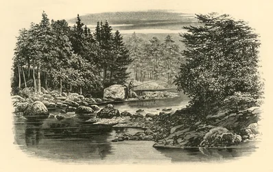 River Scene, Langdale, c1890.
