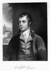 Robert Burns, skotsk poet, sent 1700-tal