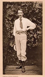 Robert Louis Stevenson i Samoa, c1890
