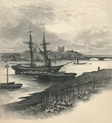 Rochester, från Strood, 1886