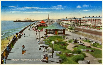 Rockery Promenade, Blackpool, Lancashire, c1940