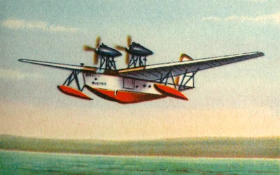 Rohrbach Rostra flygbåt, 1920-talet, 1932.