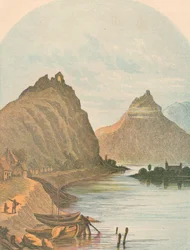 Rolandseck och Kloster Nonnenwerth, 1864.
