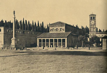 Rom - Basilica of S. Lorenzo utanför murarna, 1910