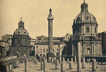 Roma - Trajanus kolumn, 1910