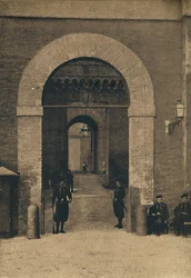 Roma - Ingången till Vatikanpalatset, 1910