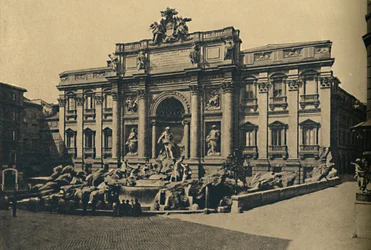 Roma - Fontänen i Trevi, 1910