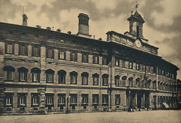 Rom - Montecitorio-palatset, 1910.