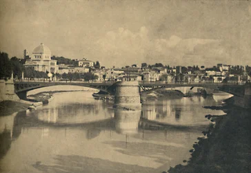 Rom - Ponte Garibaldi, 1910.