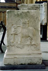 Romersk relief av en elefant