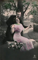 Romantiskt vykort, c1910