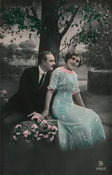Romantiskt vykort, c1910