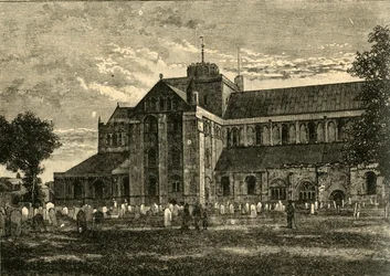 Romsey Abbey, 1898.