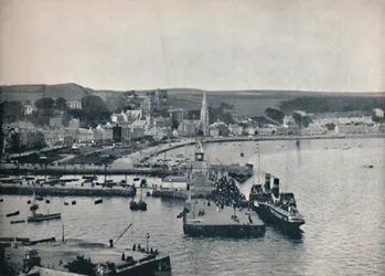 Rothesay - Landningsstadiet och Esplanaden, 1895