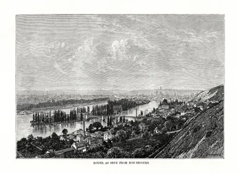 Rouen, Normandie, Frankrike, 1879