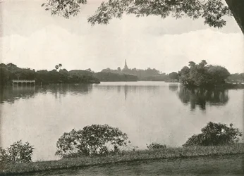 Royal Lakes, Rangoon, 1900.