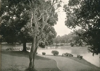 Royal Lakes, Rangoon, 1900.