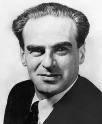 Rudolf Slansky, generalsekreterare för Tjeckoslovakiens kommunistiska parti.