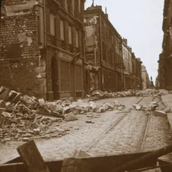 Rue Ceres, Reims, norra Frankrike, c1914-c1918.