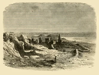 Ruiner i Sais, 1890.