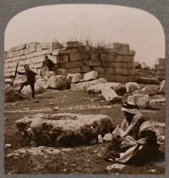 Ruiner nära Machaerus, c1900