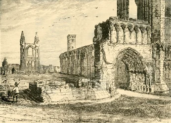 Ruinerna av katedralen, St. Andrews, 1890.