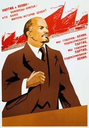 Affisch för Rysslands kommunistiska parti, 1940