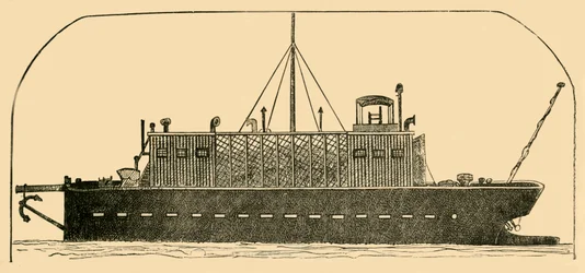 Ryskt fångskepp, 1881.