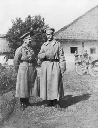 Ryska generalerna Gurko och Brusilov, 1917