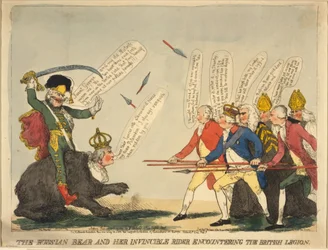 Rysk björn och hennes oövervinnelige ryttare, 1791