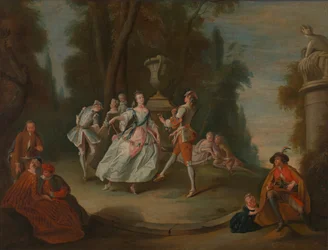 Rustik dans, 1700-1800-tal.