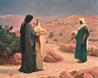 Ruth och Naomi, 1886, c1902.