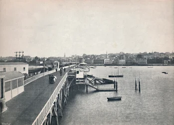 Ryde - Utsikt från piren, 1895