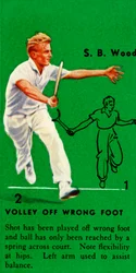 S. B. Wood - Volley Off Wrong Foot, c1935.
