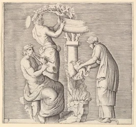 Svanoffer, publicerad ca. 1599-1622.